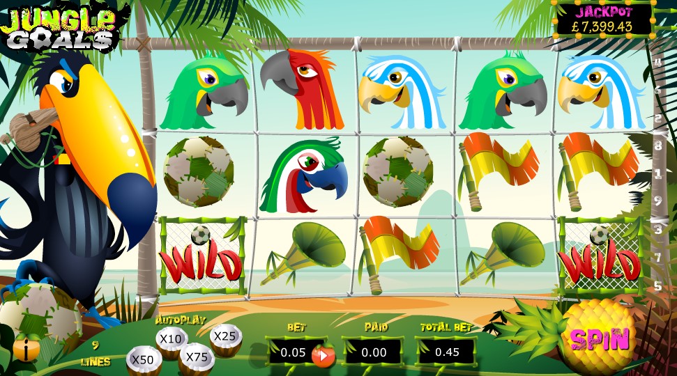 Jungle Goal$ Gameplay